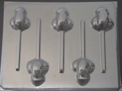 255x Fat Short Penis Chocolate or Hard Candy Lollipop Mold